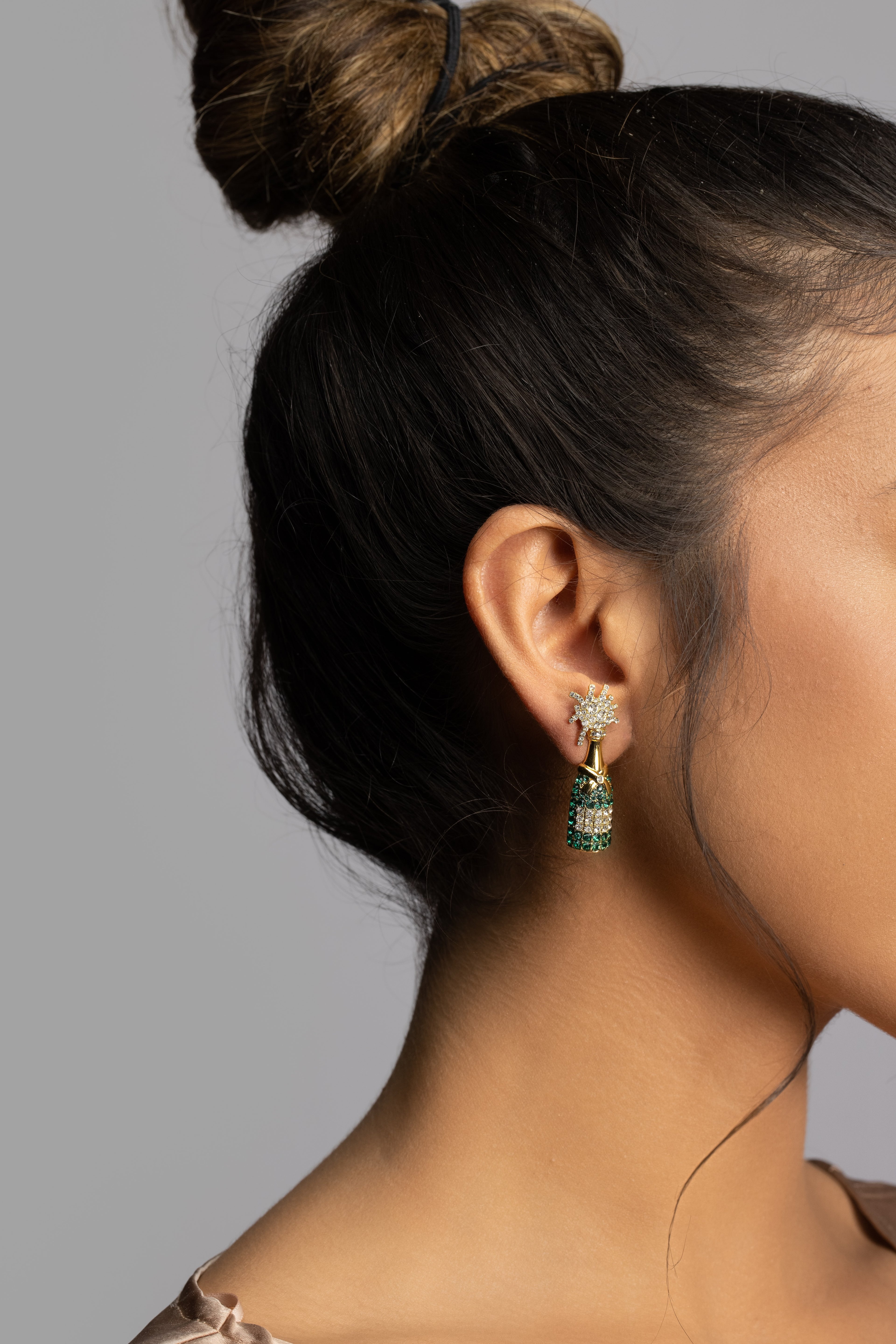 Midnight Toast Earrings - ROSE