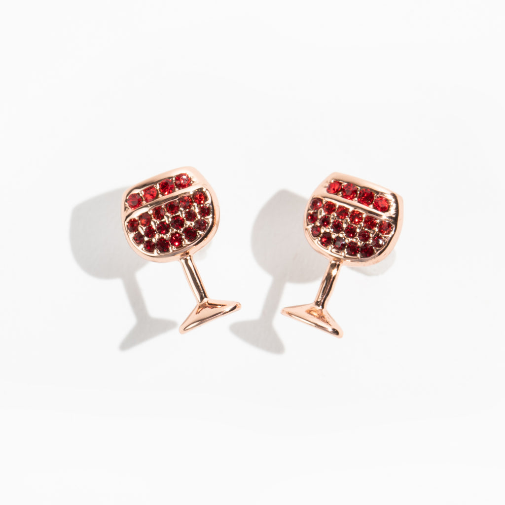 Velvet Hour Earrings - Rose Gold