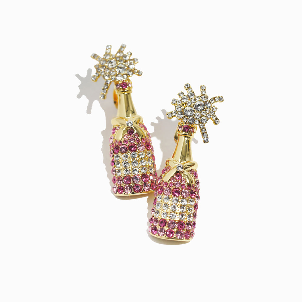 Midnight Toast Earrings - ROSE