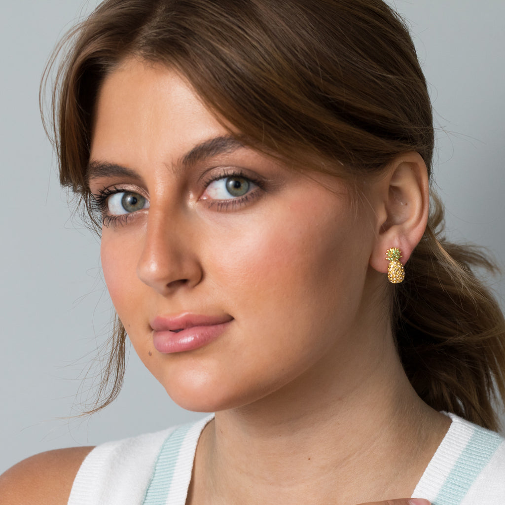 Pineapple Stud Earrings