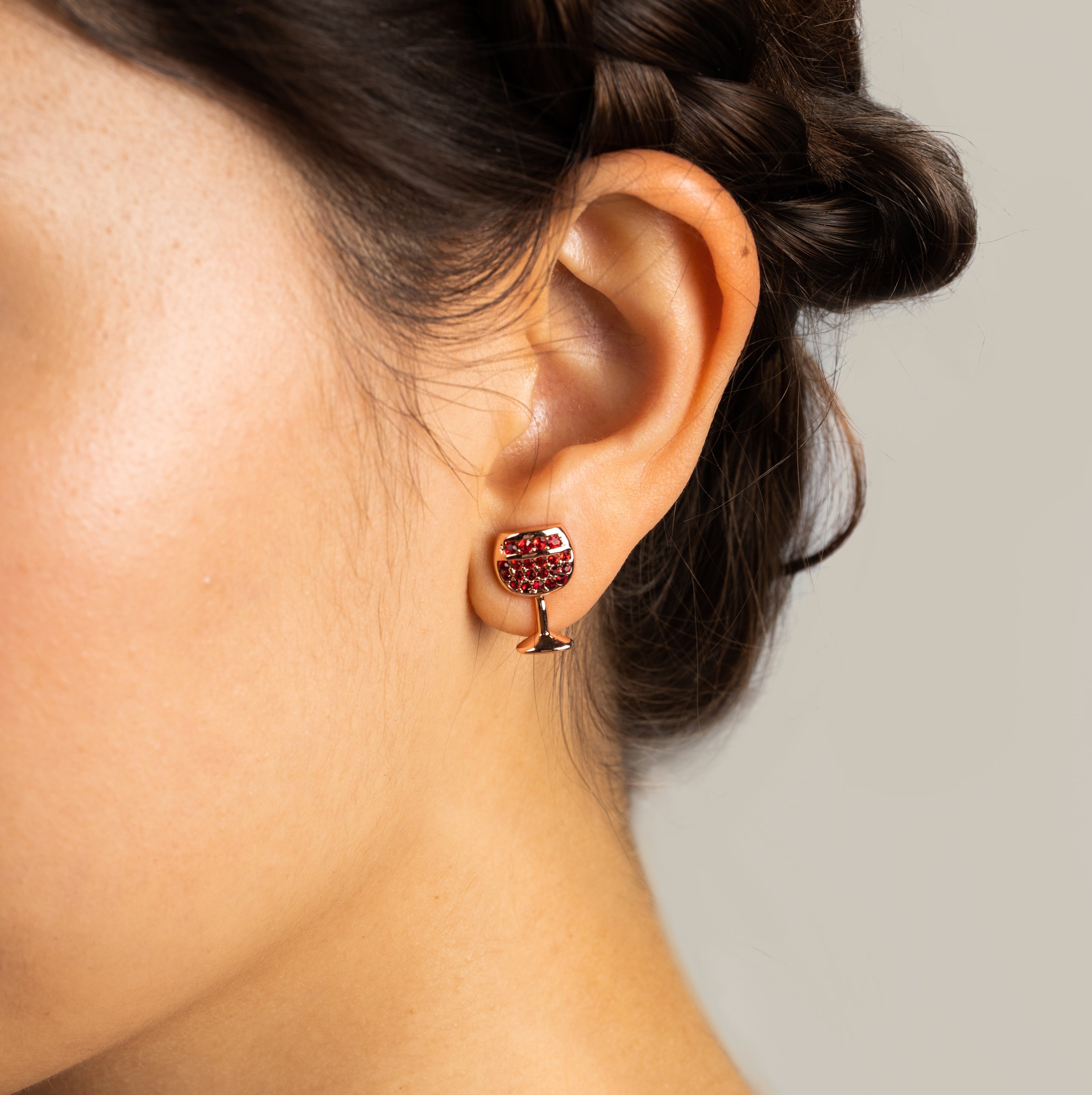 Velvet Hour Earrings - Rose Gold